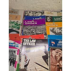 Vintage‎ Law and Order Police Management Magazines Lot – Late 1970s Bundle